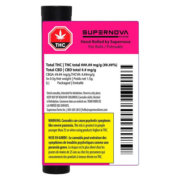 Supernova Farms - Hand Rolled By Supernova Pre Roll