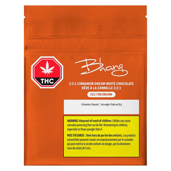 Bhang - Cinnamon Dream 2:2:1 Thc/Cbd/Cbn White Chocolate