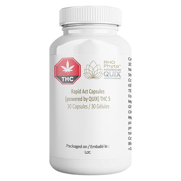 RHO Phyto - Rapid Act Capsules (Powered By Quix) 25 CBG