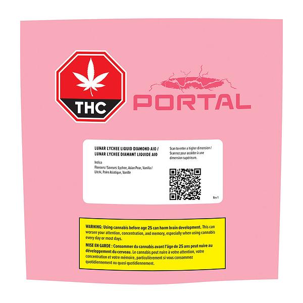 Portal - Lunar Lychee Liquid Diamond All In One Vape