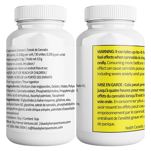 RHO Phyto - Rapid Act Capsules (Powered By Quix) 25 CBG