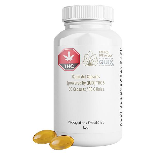 RHO Phyto - Rapid Act Capsules (Powered By Quix) 25 CBG