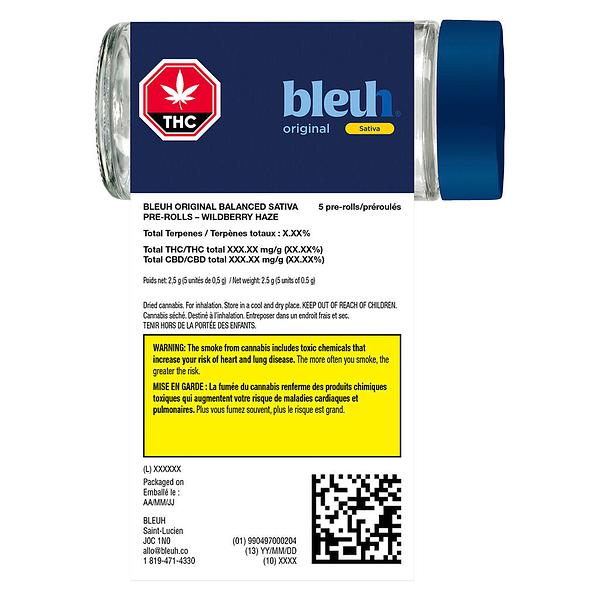Bleuh - Original Balanced Wildberry Haze Pre Roll