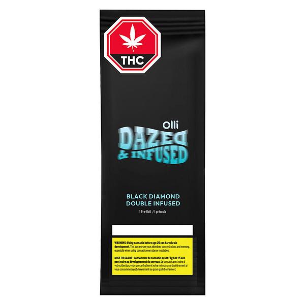 Dazed & Infused - Black Diamond + Double Infused Pre Roll