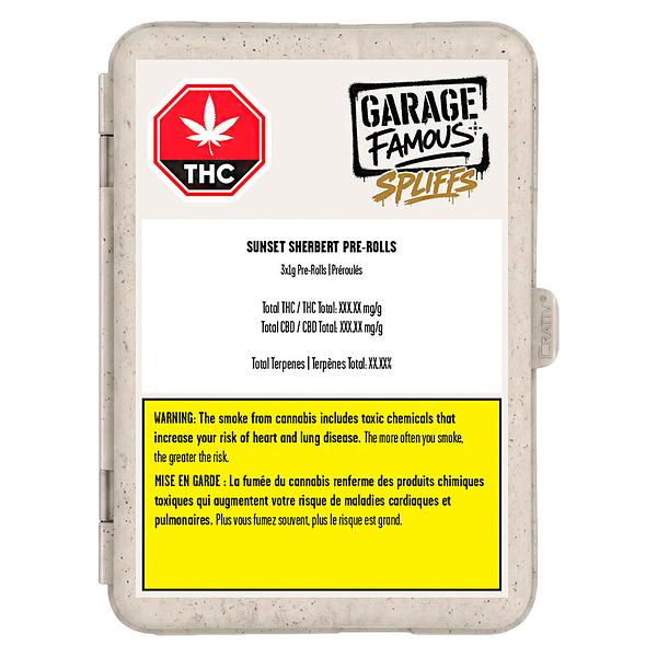 Garage Famous - Sunset Sherbet Pre Rolls