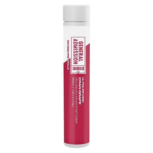 General Admission - Cran Grape Diamond Infused Pre Roll