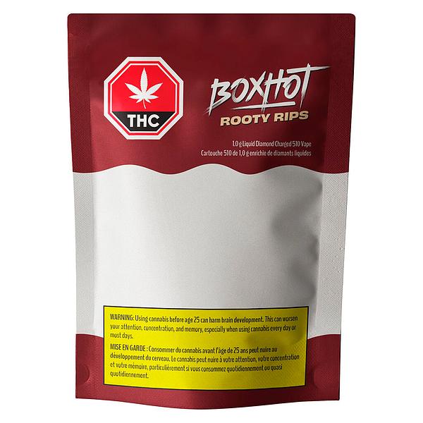 BOXHOT - Rooty Rips Liquid Diamond Charged 510 Thread Cartridge
