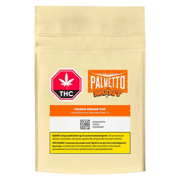 Palmetto - Mango Mirage THC Diamonds - Mgnt Disposable Vape