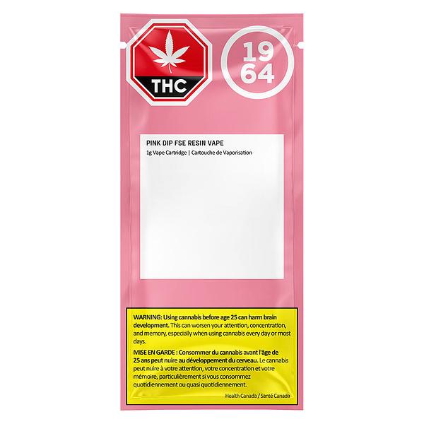 1964 - Pink Drip Fse Resin 510 Thread Cartridge