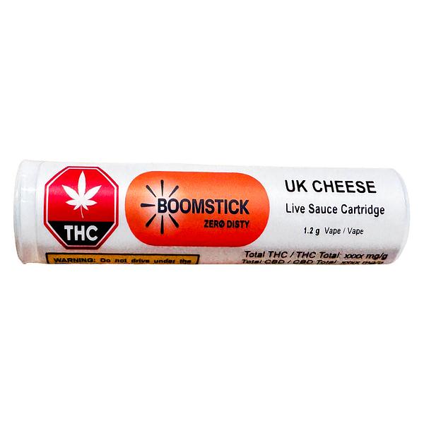Boomstick - Uk Cheese Live Sauce 510 Thread Cartridge