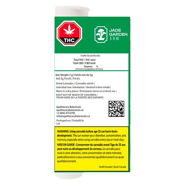 Jade Garden - Truffle Skunk Pre Roll