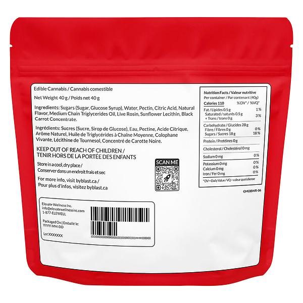 BLAST - Wild Raspberry Live Rosin Chews