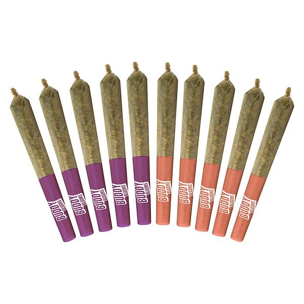 Buddy Blooms - Purple Haze & Strawberry OG Best Buds Mix'd Pre Roll