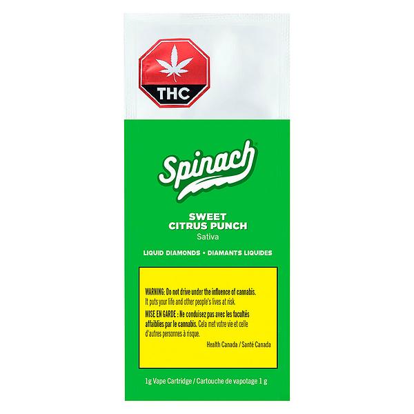 Spinach - Sweet Citrus Punch Liquid Diamonds 510 Thread Cartridge