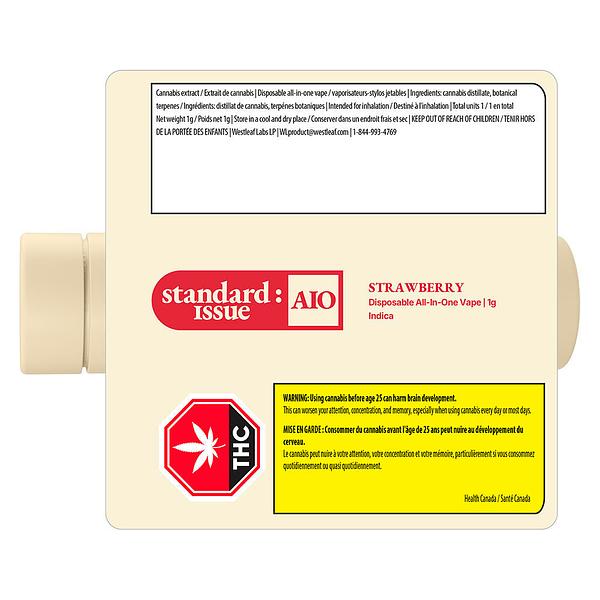 Standard Issue - Strawberry All-In-One Vape