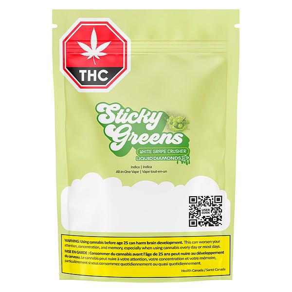 Sticky Greens - White Grape Crusher Dripbar All in one