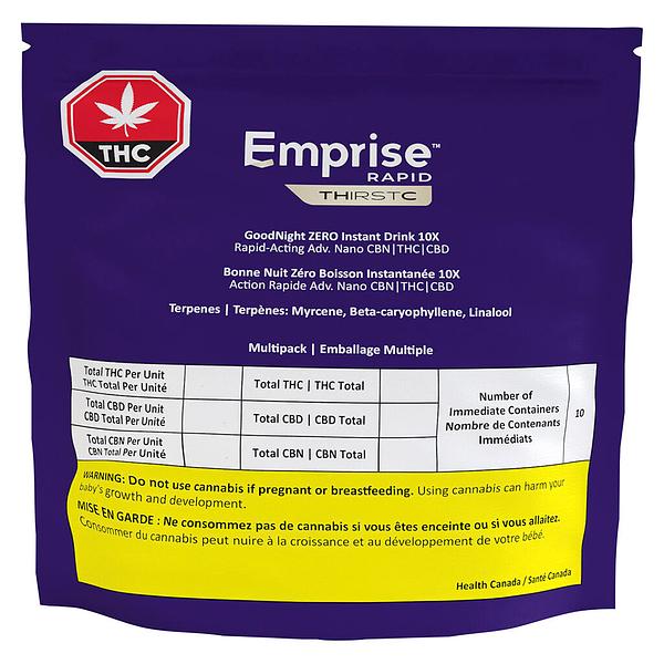 Emprise Rapid THirstC - Goodnight Zero Instant Drink