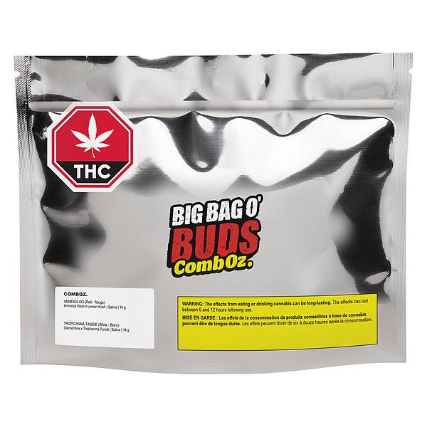 Big Bag O' Buds - CombOz: Amnesia OG & Tropicanna Tangie