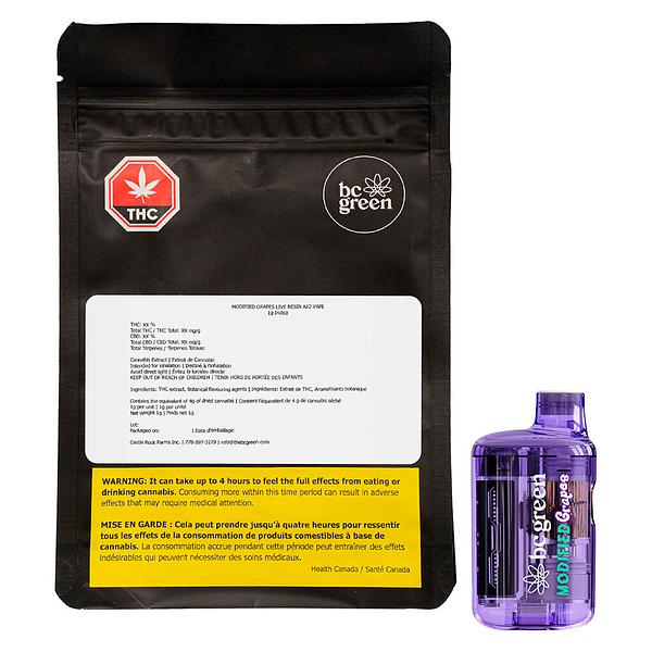 Castle Rock Farms - Modified Grapes Live Resin AIO Vape