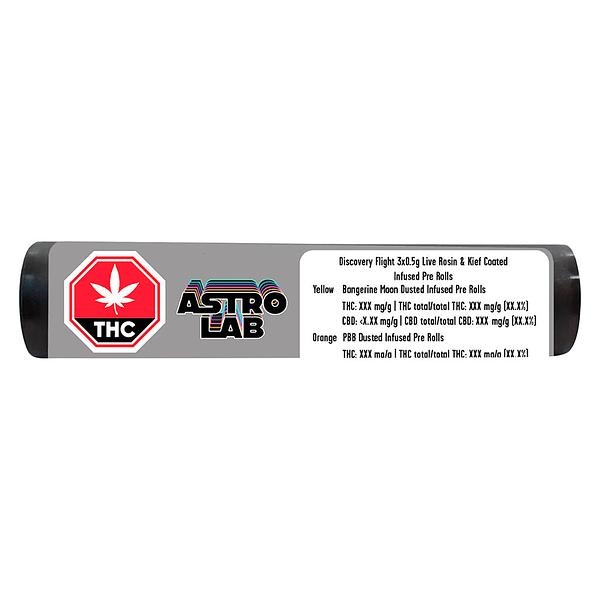 Astrolab - Discovery Flight Live Rosin Infused Kief Coated Pre-Roll