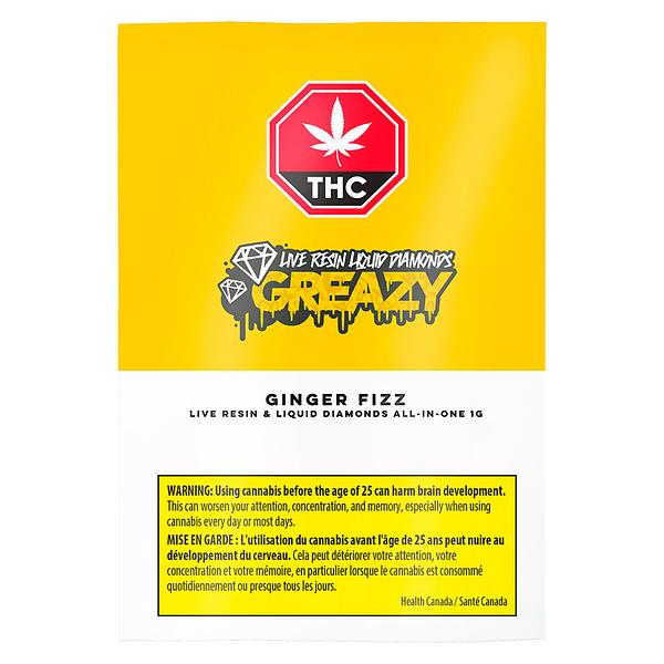 GREAZY - Ginger Fizz Live Resin & Liquid Diamonds All-In-One