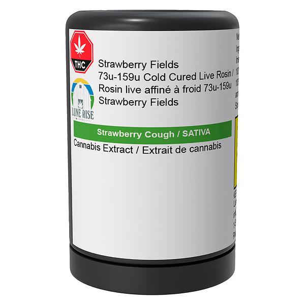 Lune Rise Farms - Strawberry Fields 73u-159u Cold Cured Live Rosin