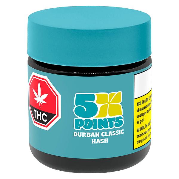 5 Points Cannabis - Durban Classic Hash
