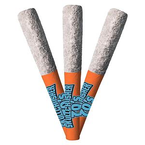 Skullcrusher 70's by RAD - Quad Diamond Infused Pre Roll - Iced Peach