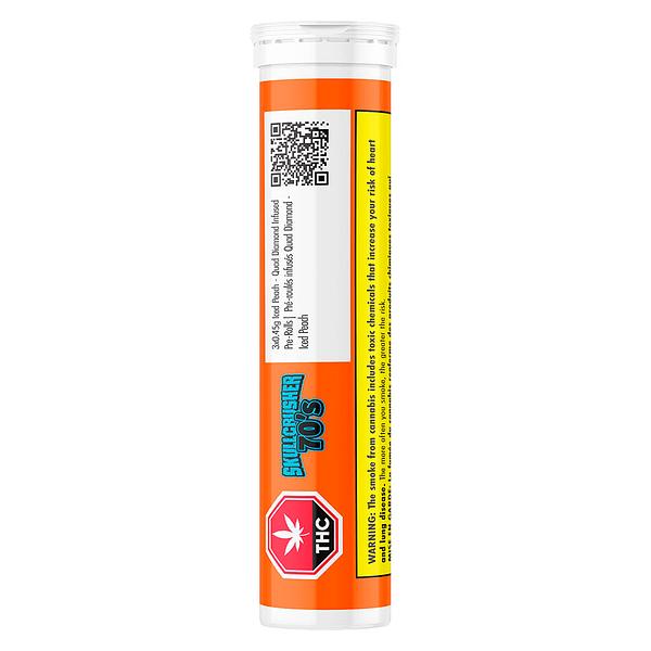 Skullcrusher 70's by RAD - Quad Diamond Infused Pre Roll - Iced Peach