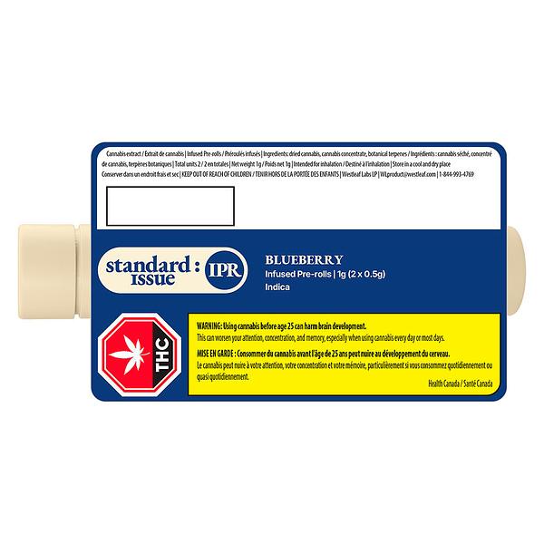 Standard Issue - Blueberry Infused Pre-Roll