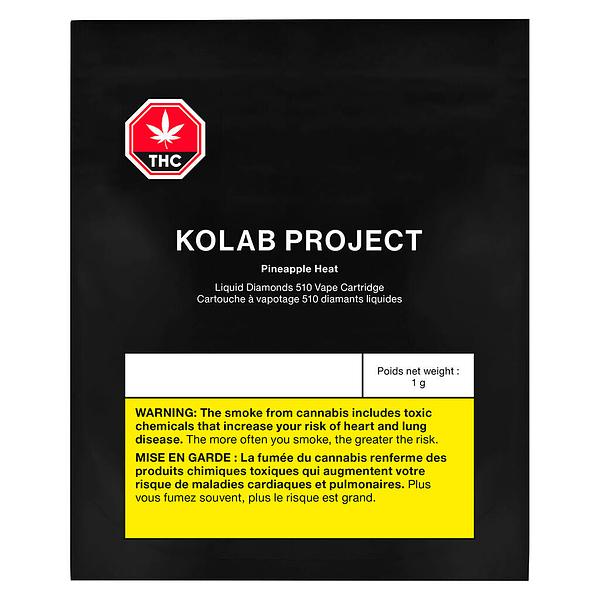 Kolab Project - Pineapple Heat Liquid Diamonds 510 Thread Cartridge