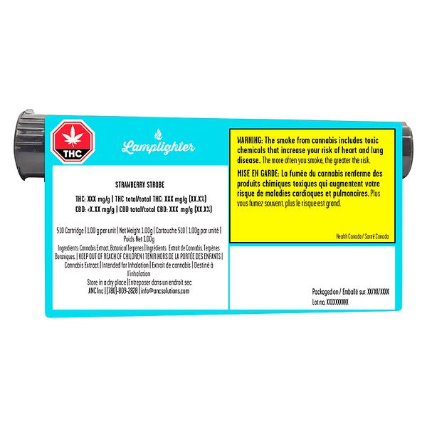 Lamplighter - Strawberry Strobe Liquid Diamond 510 Thread Cartridge