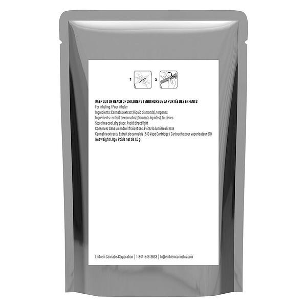 Platinum - Passionfruit GLTO Liquid Diamond 510 Thread Cartidge