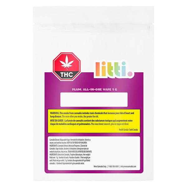 LITTI. - Plum Papi All In One Vape image 2