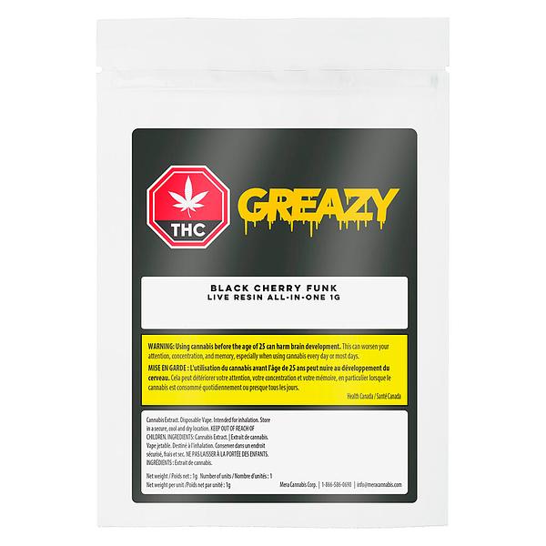 GREAZY - Black Cherry Funk Live Resin All In One Vape image 2