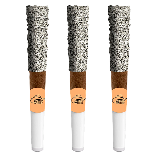 Wild West - 60+ Peach Pony Diamond Dipped Blunts