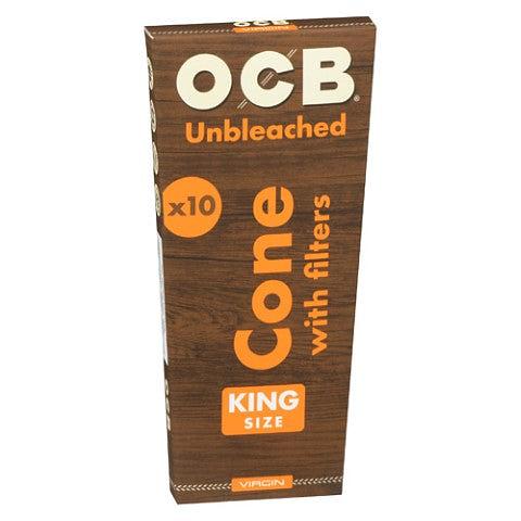 OCB - Virgin Unbleached King Size Cones