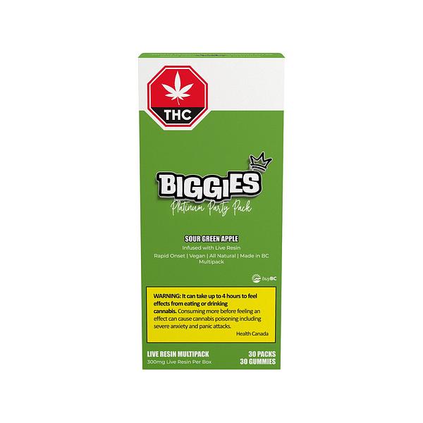 BIGGIES - Sour Cherry Bombs Live Resin Chews Multi-Pack Lto