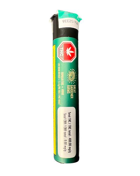 Great Gardener Farms - Romulan Fire Live Rosin Infused Pre Roll Lto