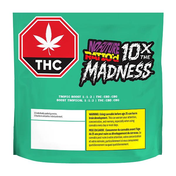 No Future - Ratio'd Tropic Boost Thc:Cbd:Cbg Gummies Multi
