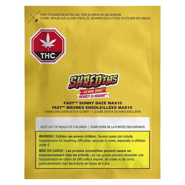 SHRED'EMS - Fast Sunny Daze Party Pack 100 Thc Gummies