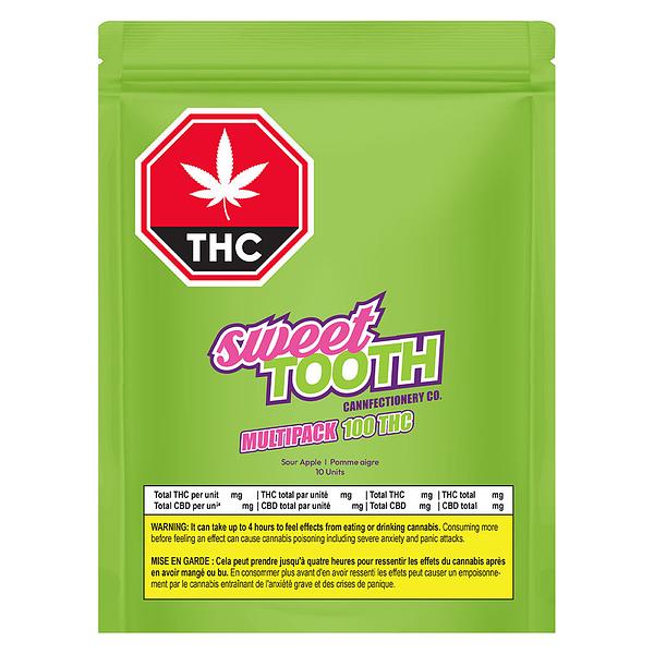 SWEET TOOTH CANNFECTIONERY CO. - Sour Apple Multipack Gummies