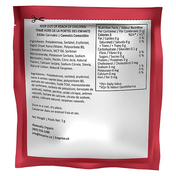 Emprise Rapid - Red Grapefruit Zero 10 Thc Sativa Gummy