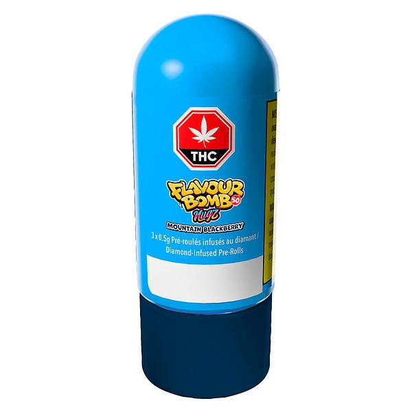 Nugz - Flavour Bomb 50 Mountain Blackberry Diamond Pre Roll