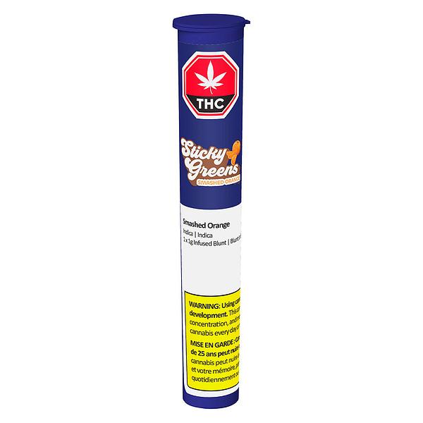 Sticky Greens - Smashed Orange Diamond Infused Blunt