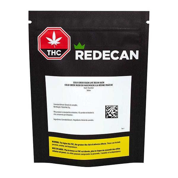 Redecan - Cold Creek Kush Live Resin Hash