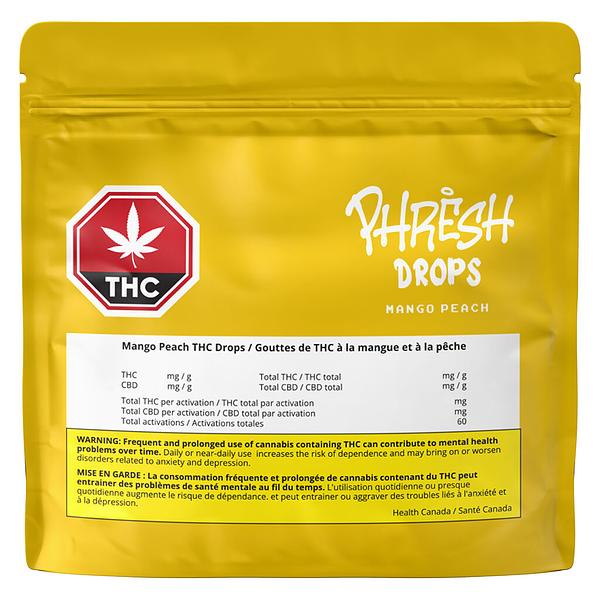 Phresh Drops - Mango Peach Thc Drops
