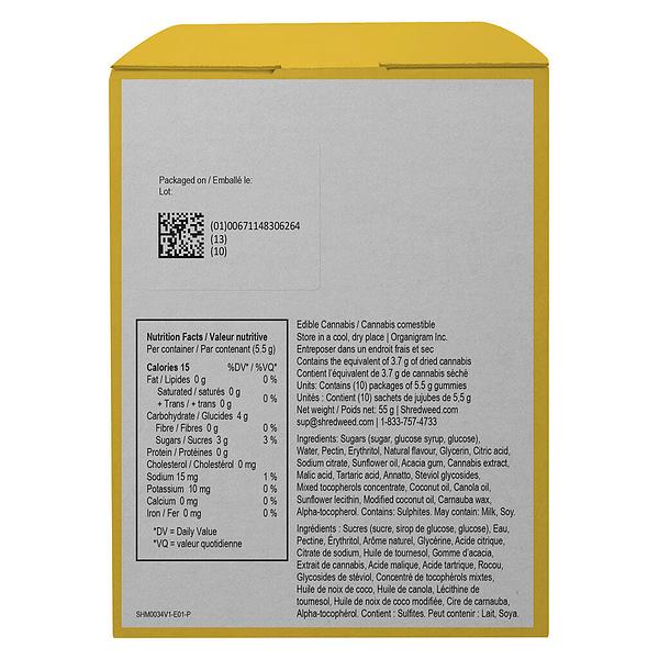 SHRED'EMS - Fast Sunny Daze Party Pack 100 Thc Gummies