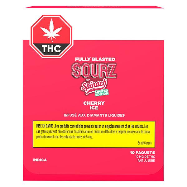 SOURZ by Spinach - Cherry Ice Fully Blasted Gummies
