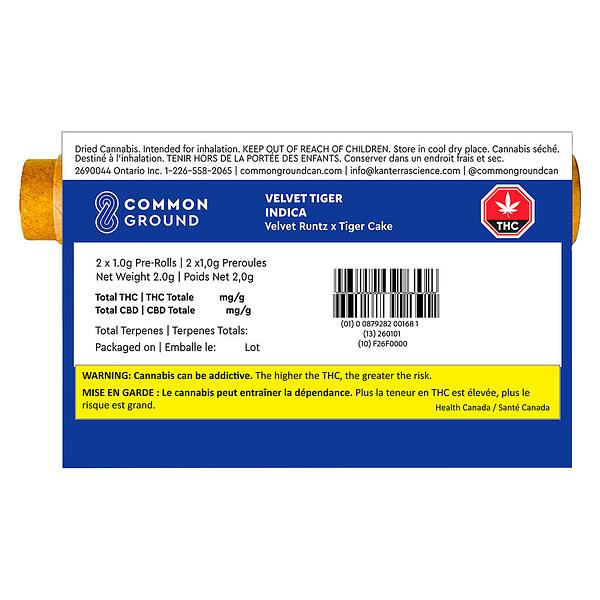 Common Ground - Velvet Tiger Pre Roll